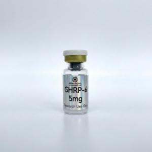 GHRP-6 5MG research peptide vial for laboratory studies