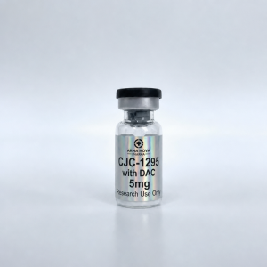 CJC-1295 with DAC 5MG research peptide vial — high-purity GHRH analogue compound by Arma Peptides UK