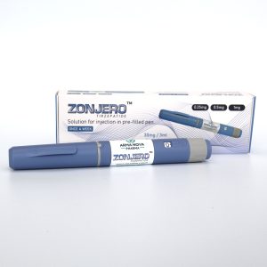 armapeptides mounjaro ZONJERO blue syringe-pen packaging by ARMA NOVA PHARMA