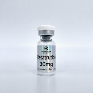 Retatrutide 30MG — laboratory-grade triagonist research compound. GLP-1, GIP & glucagon receptor agonist. Supplied by Arma Peptides for research use only.